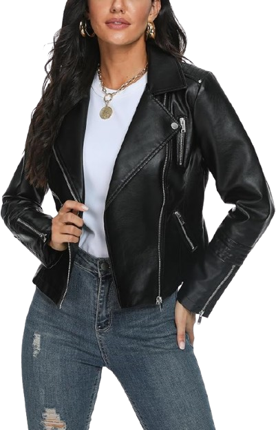 Vegan Jackets Moto Biker Motocycle Coat